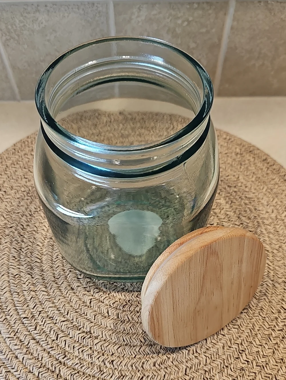 Hearth & Hand Recycled Glass 3 Pc. Canister Set